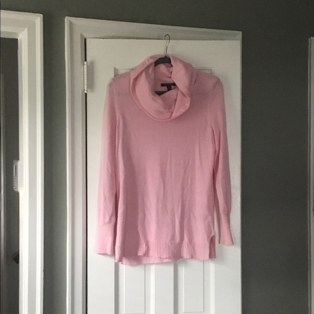 Lauren Ralph Lauren Pink Funnel Neck Top